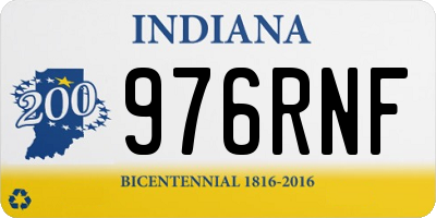 IN license plate 976RNF