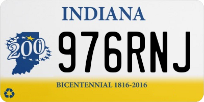 IN license plate 976RNJ