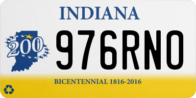IN license plate 976RNO