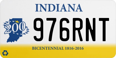 IN license plate 976RNT