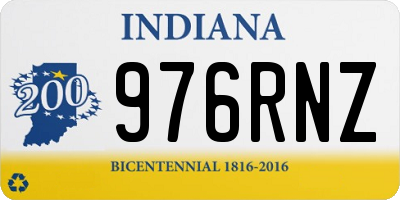 IN license plate 976RNZ