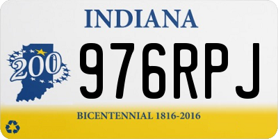 IN license plate 976RPJ