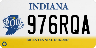IN license plate 976RQA