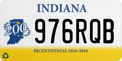 IN license plate 976RQB