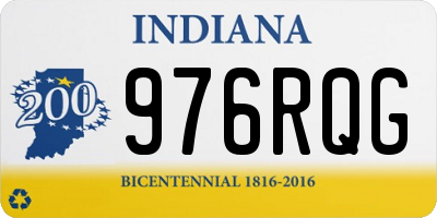 IN license plate 976RQG
