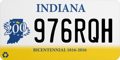 IN license plate 976RQH