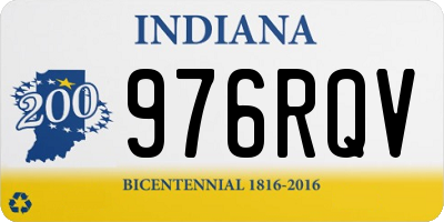 IN license plate 976RQV