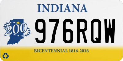 IN license plate 976RQW