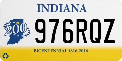 IN license plate 976RQZ