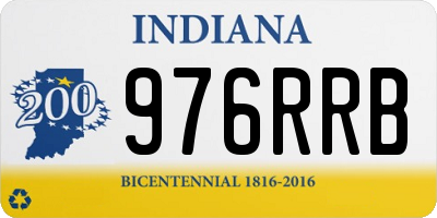 IN license plate 976RRB