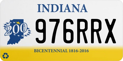 IN license plate 976RRX