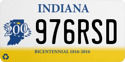 IN license plate 976RSD