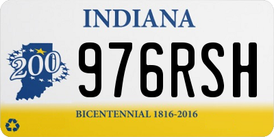 IN license plate 976RSH