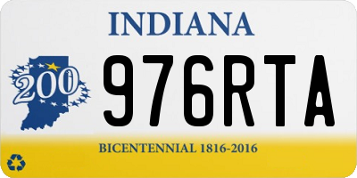 IN license plate 976RTA