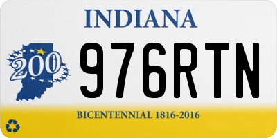 IN license plate 976RTN