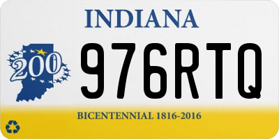 IN license plate 976RTQ