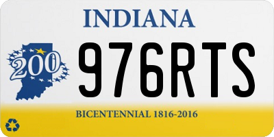 IN license plate 976RTS