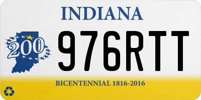 IN license plate 976RTT