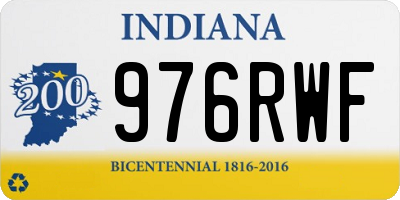 IN license plate 976RWF