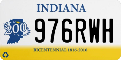 IN license plate 976RWH