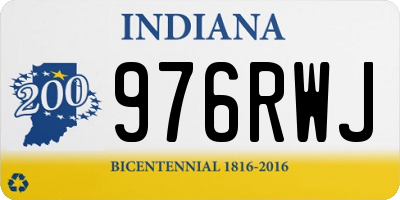 IN license plate 976RWJ