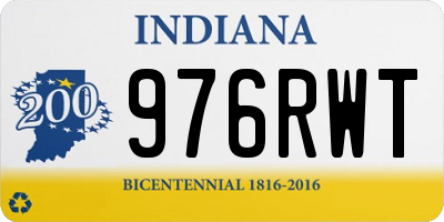 IN license plate 976RWT