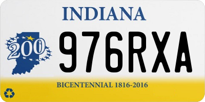 IN license plate 976RXA