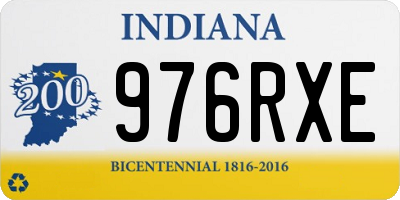 IN license plate 976RXE