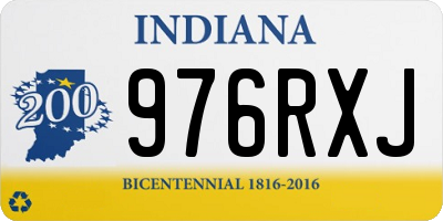 IN license plate 976RXJ