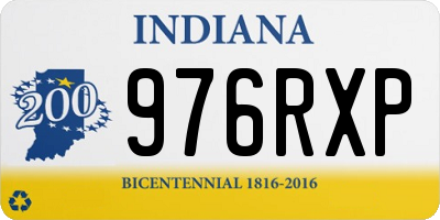 IN license plate 976RXP