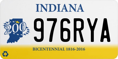 IN license plate 976RYA