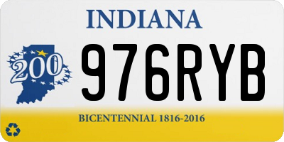 IN license plate 976RYB