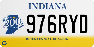 IN license plate 976RYD