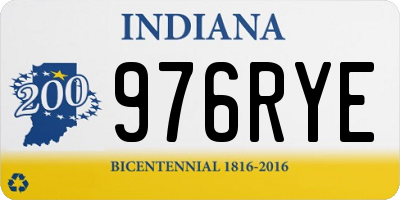 IN license plate 976RYE