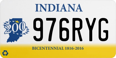 IN license plate 976RYG
