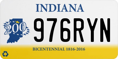 IN license plate 976RYN