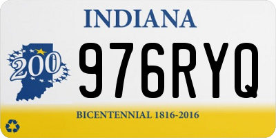 IN license plate 976RYQ