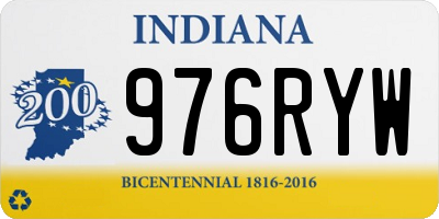 IN license plate 976RYW