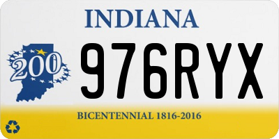IN license plate 976RYX