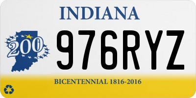 IN license plate 976RYZ