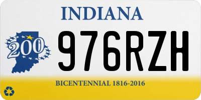 IN license plate 976RZH