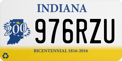 IN license plate 976RZU