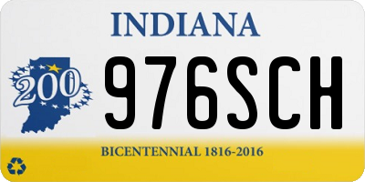 IN license plate 976SCH