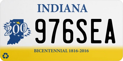 IN license plate 976SEA