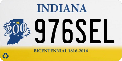 IN license plate 976SEL