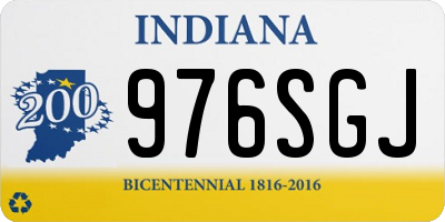 IN license plate 976SGJ