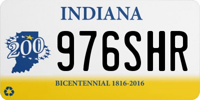 IN license plate 976SHR