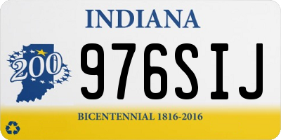 IN license plate 976SIJ