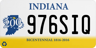 IN license plate 976SIQ