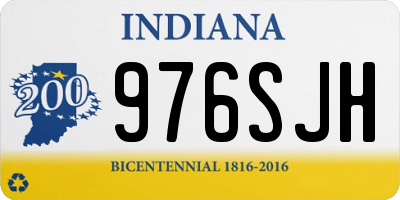 IN license plate 976SJH